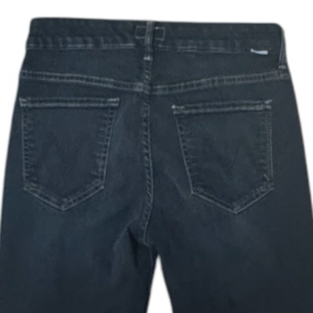 MOTHER High Waisted Looker Ankle Denim Jeans Size 27 Coffee, Tea or Me Wash Blue - Picture 7 of 10